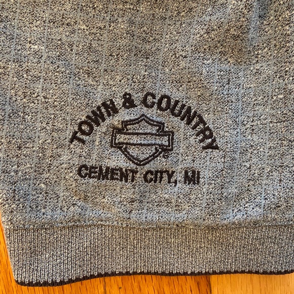 Harley Davidson Polo Size M Cement City, MI Size M - Picture 2 of 5